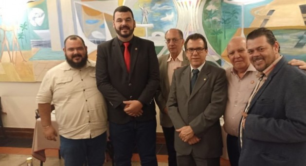 Carlos Albino, Rodrigão e Rherman participam de reunião com o Ministro do Trabalho e de evento no Palácio do Planalto